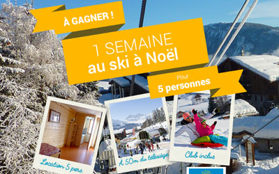 Concours gagnez un séjour au ski d'une semaine pour 5 à Valmorel