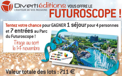 Concours gagnez un week-end pour 4 au Parc du Futuroscope de Poitiers