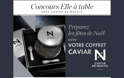 Concours gagnez 1 coffret Caviar de 548 euros