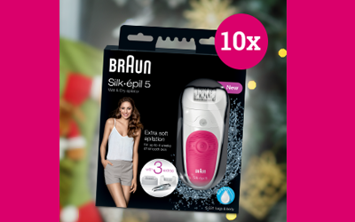 Concours gagnez 10 épilateurs Braun Silk-épil 5 Wet & Dry