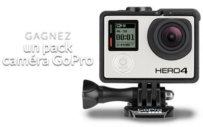 Concours gagnez 2 caméras vidéo GoPro Hero 4