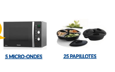 Concours gagnez 5 micro-ondes