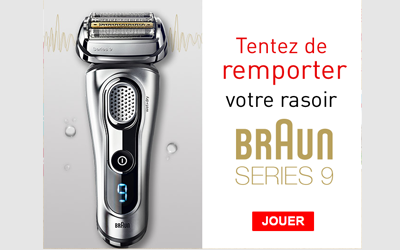 Concours gagnez 6 rasoirs électriques Braun