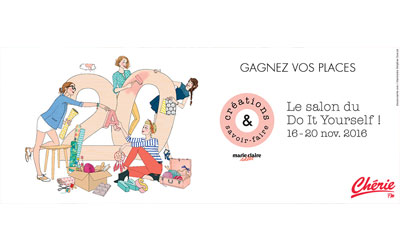 Concours gagnez des invitations pour le Salon Créations et Savoir-faire