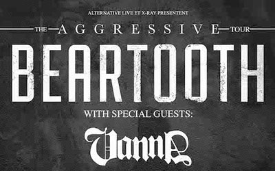 Concours gagnez des invitations pour le concert de Beartooth