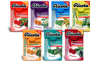 Concours gagnez des paquets de bonbons Ricola