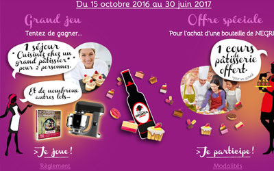 Concours gagnez un séjour Cuisinez chez un grand pâtissier pour 2