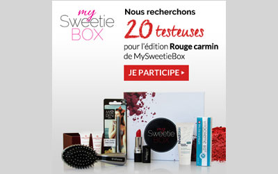 Test produit, Mysweetiebox Rouge Carmin