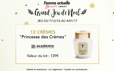 Concours gagnez 12 produits de soins Princesse des crèmes