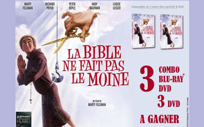 Concours gagnez 3 Blu-ray DVD du film La Bible ne fait pas le Moine