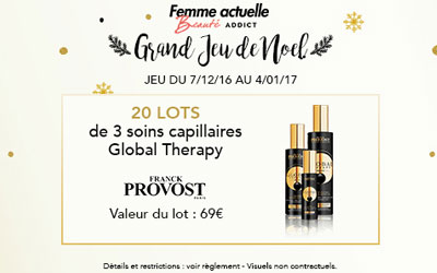 Concours gagnez des produits capillaires Franck Provost