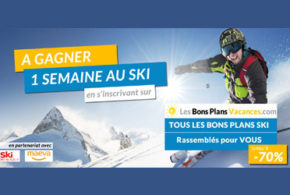 Concours gagnez un séjour au ski d'une semaine pour 4 en résidence Maeva