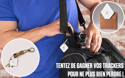 Concours gagnez 2 trackers bluetooth