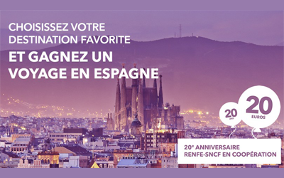 Concours un week-end pour 2 personnes en Espagne