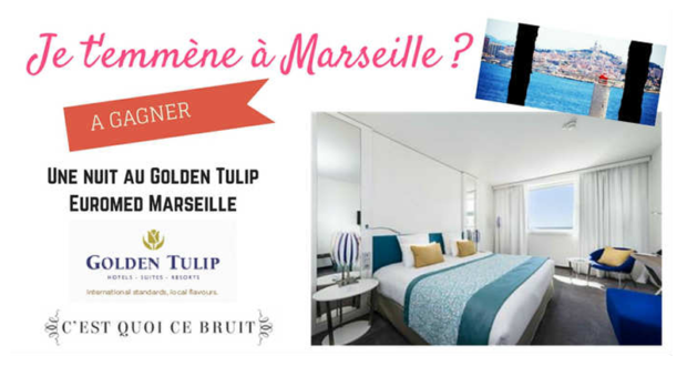 1 séjour d'une nuit pour 2 personnes au Golden Tulip Euromed