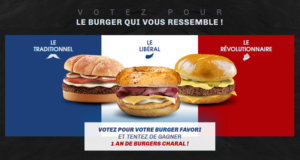 Concours gagnez 1 an de burgers Charal