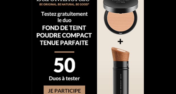 Test produit, Fond de Teint Poudre Compact Tenue Parfaite BarePRO