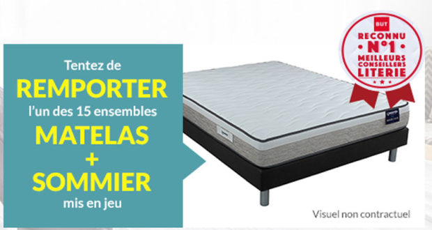 15 lots comportant 1 matelas 140cm + 1 sommier