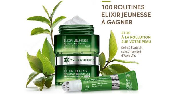 100 lots de 3 produits de soins Yves Rocher