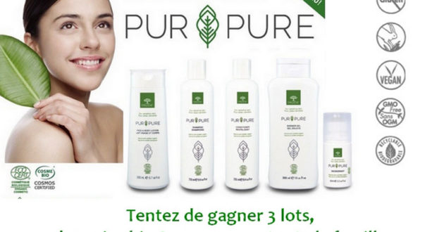 3 lots de 5 produits de soins bio