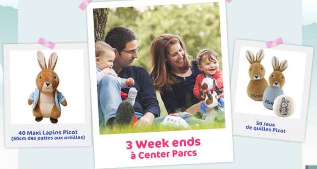 3 week-ends à Center Parcs pour 4 personnes