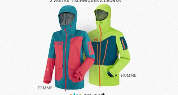 2 vestes Millet homme ou femme