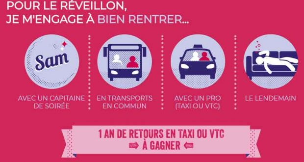 1 an de trajet en taxi ou VTC