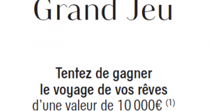 Bon voyage Galeries Lafayette de 10 000 euros