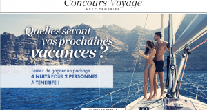 3 voyages pour 2 personnes à Tenerife