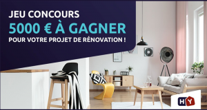 Chèque de 5000 euros pour le projet de rénovation de votre choix