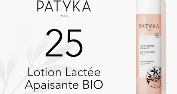 Lotion Lactée Apaisante Bio de Patyka