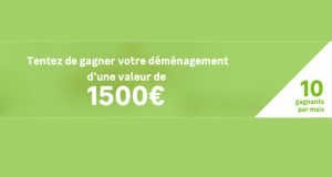 80 déménagements à gagner (Valeur unitaire 1 500 €)