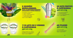 210 lots Aguacana offerts