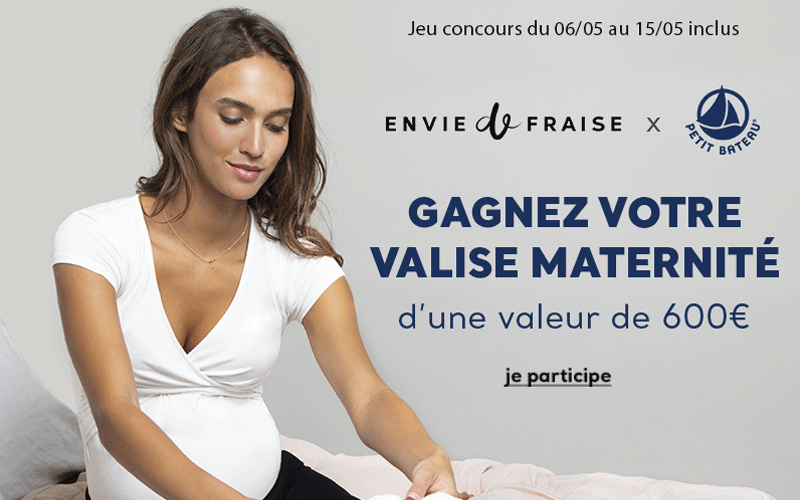 Valise maternité petit outlet bateau envie de fraise