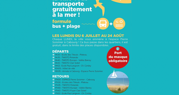 Bus gratuit Aller-retour vers la mer cet été - Mondeville