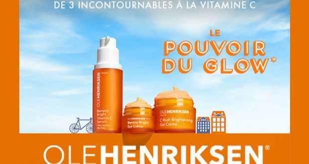 15 coffrets de 3 produits Ole Henriksen offertes