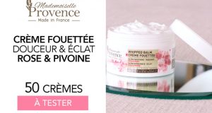 50 Crème fouettée corps ultra hydratante rose & pivoine à tester