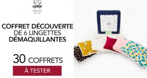 30 Coffret de Lingettes Démaquillantes Le Petit Carré Français à tester