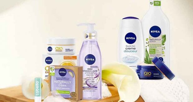 36 lots de 7 produits de soins Nivéa offerts