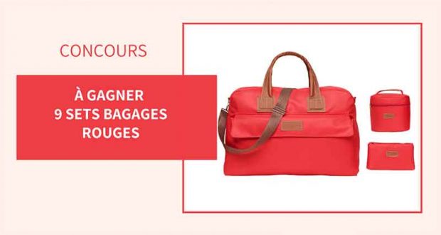 9 sets de 3 bagages offerts