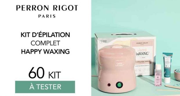 60 Kit d'épilation complet Happy Waxing Perron Rigot à tester