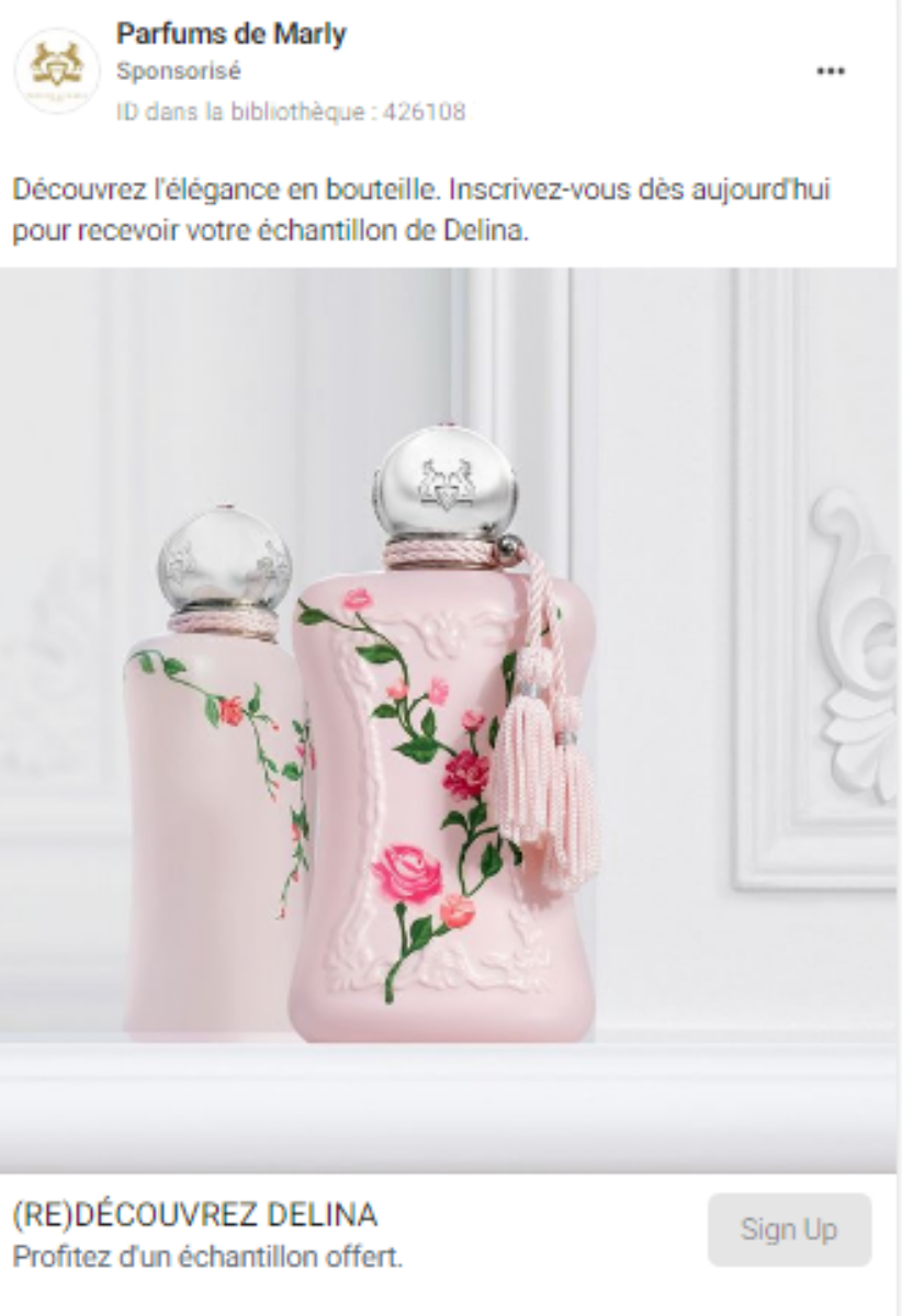 parfum Delina De Marly Paris