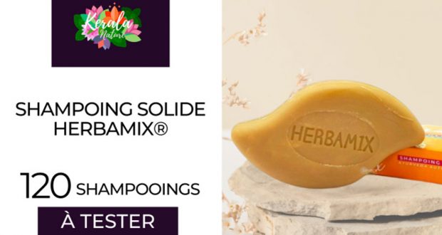 120 Shampoing solide HERBAMIX à tester