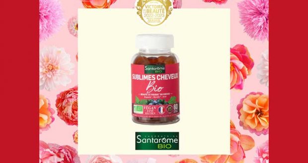 20 Gummies Sublimes Cheveux Bio Santarome à tester