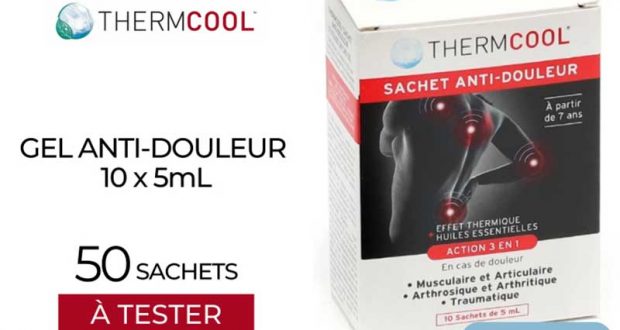 50 Gel Anti-douleur 100ml Thermcool à tester