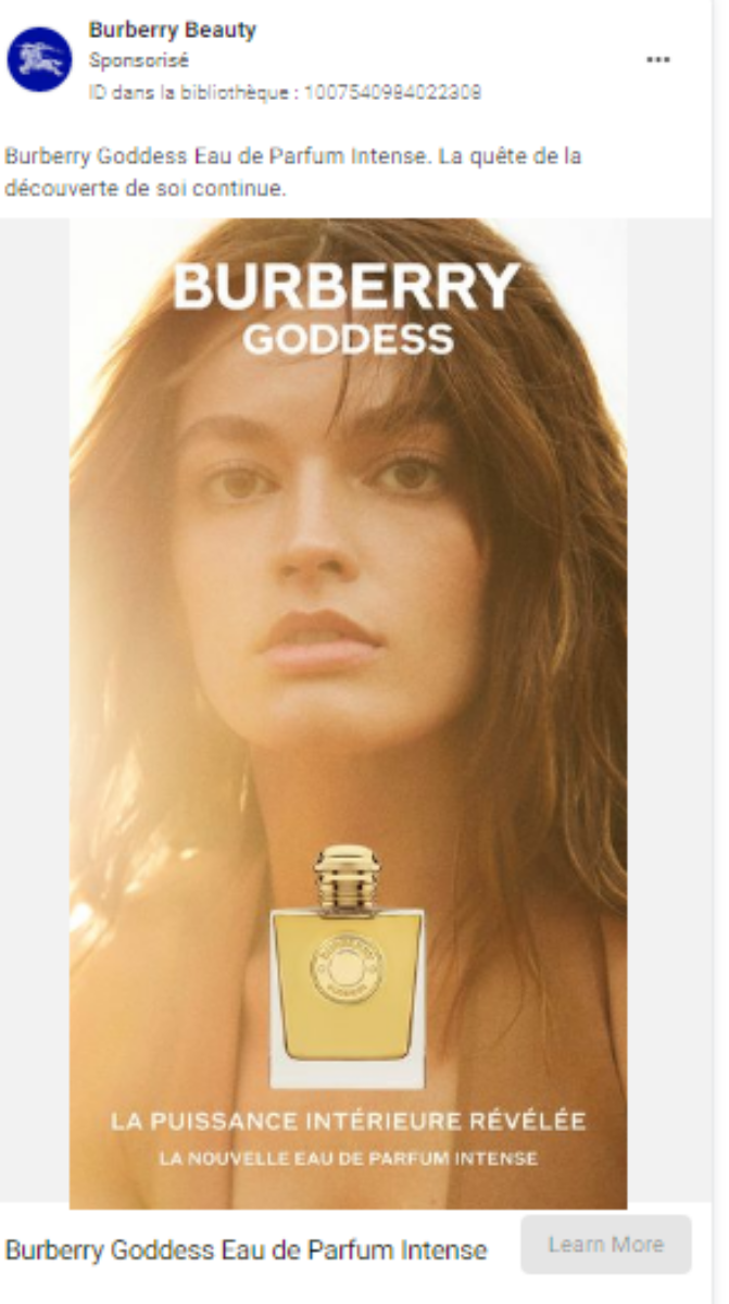 parfum Goddess de Burberry