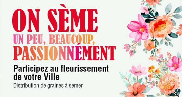 Distribution gratuite de 10 000 sachets de graines à semer