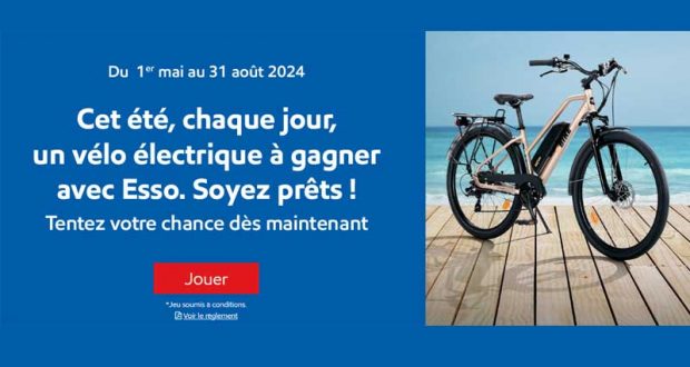 123 vélos électriques à gagner