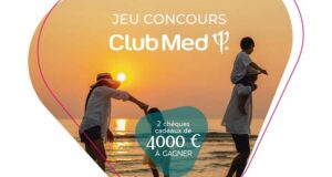 Gagnez 2 chèques Club Med de 4000 euros chacun