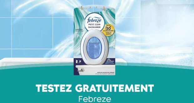 120 Désodorisant Febreze Petit Coin à tester